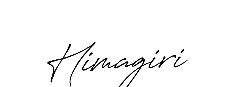Create a beautiful signature design for name Himagiri. With this signature (Antro_Vectra_Bolder) fonts, you can make a handwritten signature for free. Himagiri signature style 7 images and pictures png