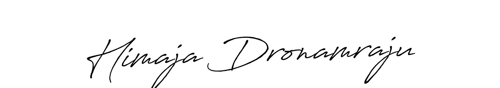 Design your own signature with our free online signature maker. With this signature software, you can create a handwritten (Antro_Vectra_Bolder) signature for name Himaja Dronamraju. Himaja Dronamraju signature style 7 images and pictures png