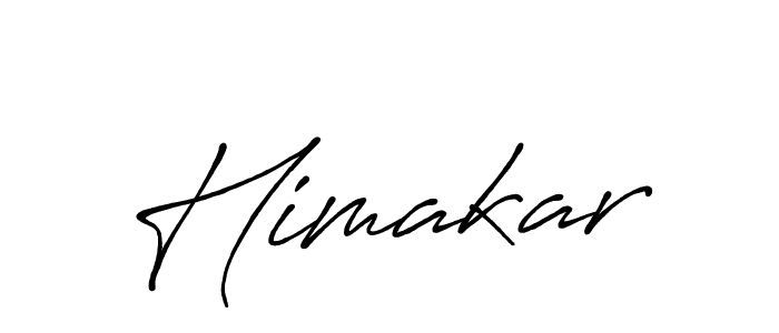 Use a signature maker to create a handwritten signature online. With this signature software, you can design (Antro_Vectra_Bolder) your own signature for name Himakar. Himakar signature style 7 images and pictures png