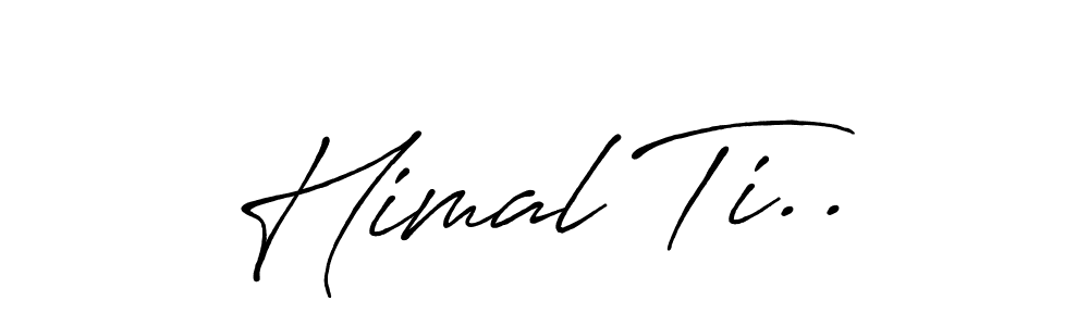 How to make Himal Ti.. signature? Antro_Vectra_Bolder is a professional autograph style. Create handwritten signature for Himal Ti.. name. Himal Ti.. signature style 7 images and pictures png