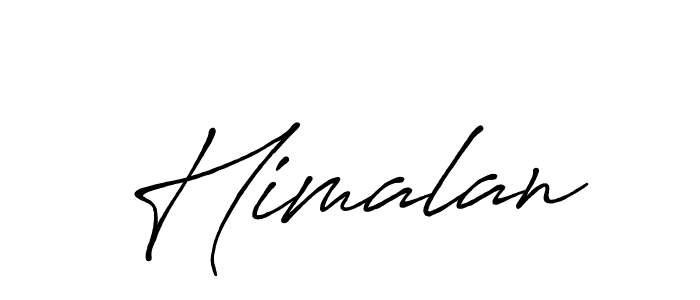 Use a signature maker to create a handwritten signature online. With this signature software, you can design (Antro_Vectra_Bolder) your own signature for name Himalan. Himalan signature style 7 images and pictures png