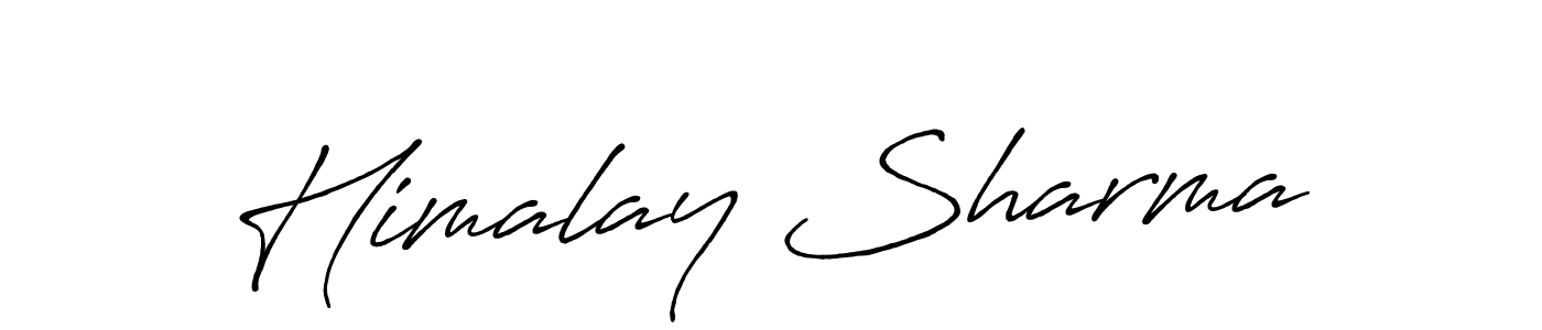 Also You can easily find your signature by using the search form. We will create Himalay Sharma name handwritten signature images for you free of cost using Antro_Vectra_Bolder sign style. Himalay Sharma signature style 7 images and pictures png