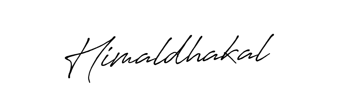 How to make Himaldhakal name signature. Use Antro_Vectra_Bolder style for creating short signs online. This is the latest handwritten sign. Himaldhakal signature style 7 images and pictures png