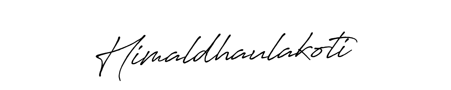 Design your own signature with our free online signature maker. With this signature software, you can create a handwritten (Antro_Vectra_Bolder) signature for name Himaldhaulakoti. Himaldhaulakoti signature style 7 images and pictures png