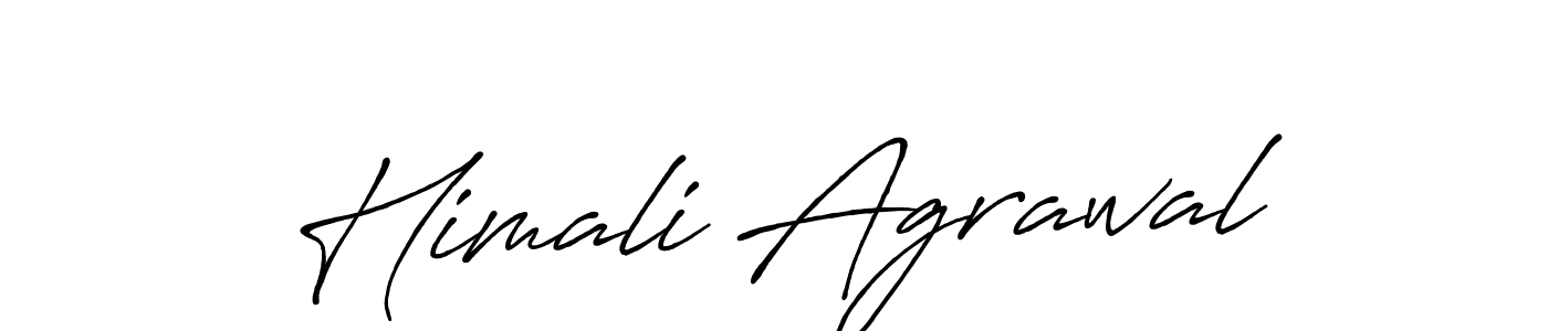 Make a beautiful signature design for name Himali Agrawal. With this signature (Antro_Vectra_Bolder) style, you can create a handwritten signature for free. Himali Agrawal signature style 7 images and pictures png