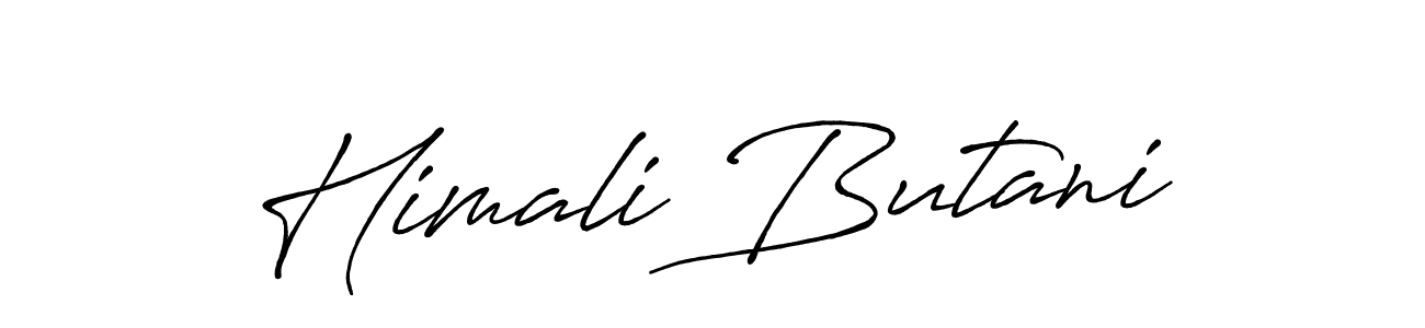 Also we have Himali Butani name is the best signature style. Create professional handwritten signature collection using Antro_Vectra_Bolder autograph style. Himali Butani signature style 7 images and pictures png