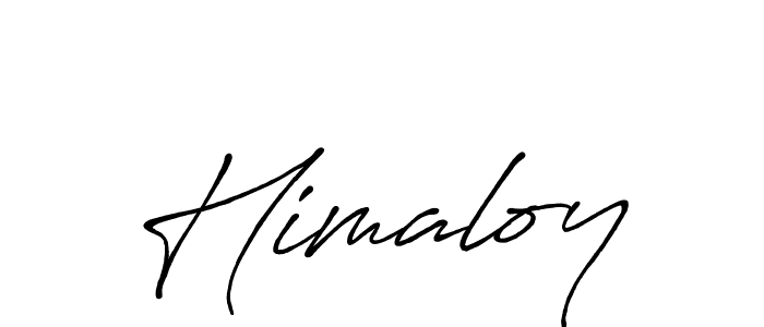 Design your own signature with our free online signature maker. With this signature software, you can create a handwritten (Antro_Vectra_Bolder) signature for name Himaloy. Himaloy signature style 7 images and pictures png