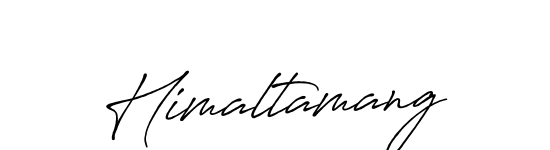 How to make Himaltamang signature? Antro_Vectra_Bolder is a professional autograph style. Create handwritten signature for Himaltamang name. Himaltamang signature style 7 images and pictures png