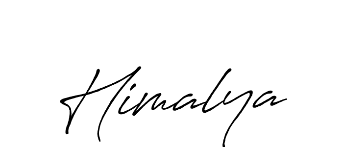 Use a signature maker to create a handwritten signature online. With this signature software, you can design (Antro_Vectra_Bolder) your own signature for name Himalya. Himalya signature style 7 images and pictures png