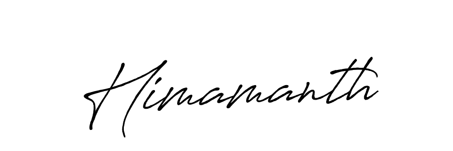 Make a beautiful signature design for name Himamanth. With this signature (Antro_Vectra_Bolder) style, you can create a handwritten signature for free. Himamanth signature style 7 images and pictures png