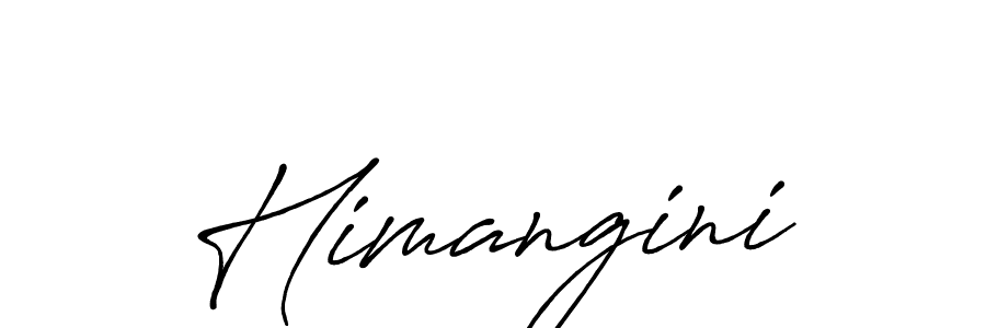 Make a beautiful signature design for name Himangini. With this signature (Antro_Vectra_Bolder) style, you can create a handwritten signature for free. Himangini signature style 7 images and pictures png