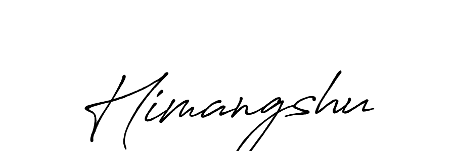 How to make Himangshu name signature. Use Antro_Vectra_Bolder style for creating short signs online. This is the latest handwritten sign. Himangshu signature style 7 images and pictures png