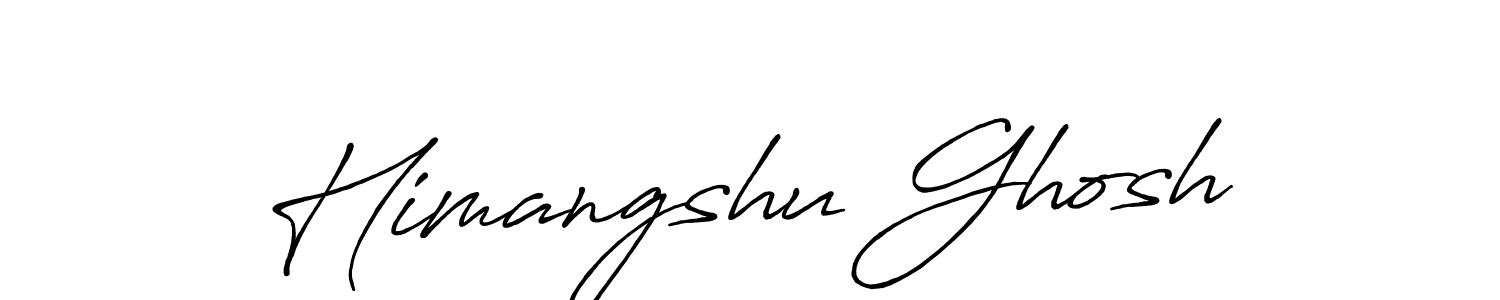 Make a short Himangshu Ghosh signature style. Manage your documents anywhere anytime using Antro_Vectra_Bolder. Create and add eSignatures, submit forms, share and send files easily. Himangshu Ghosh signature style 7 images and pictures png