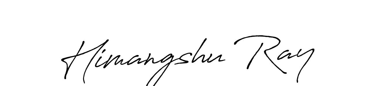 How to make Himangshu Ray signature? Antro_Vectra_Bolder is a professional autograph style. Create handwritten signature for Himangshu Ray name. Himangshu Ray signature style 7 images and pictures png