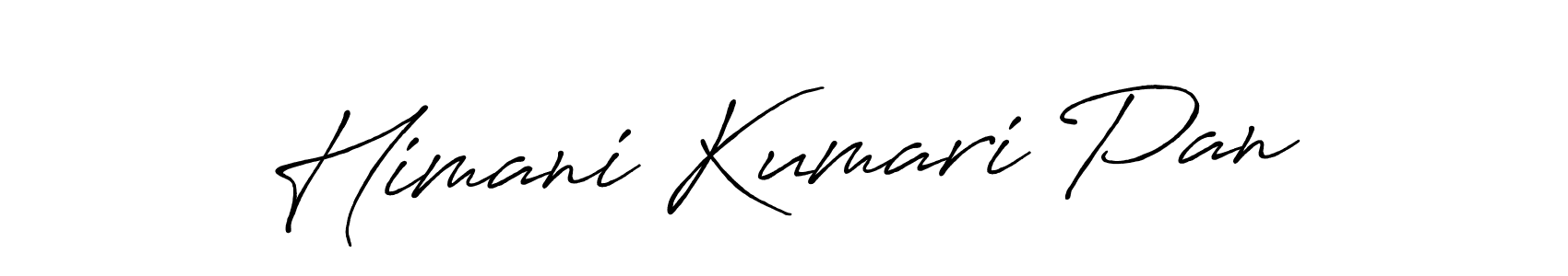 How to make Himani Kumari Pan signature? Antro_Vectra_Bolder is a professional autograph style. Create handwritten signature for Himani Kumari Pan name. Himani Kumari Pan signature style 7 images and pictures png