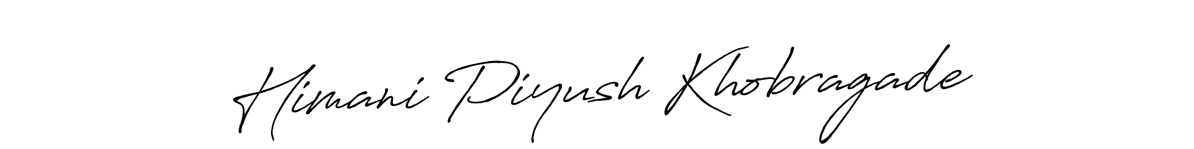Design your own signature with our free online signature maker. With this signature software, you can create a handwritten (Antro_Vectra_Bolder) signature for name Himani Piyush Khobragade. Himani Piyush Khobragade signature style 7 images and pictures png