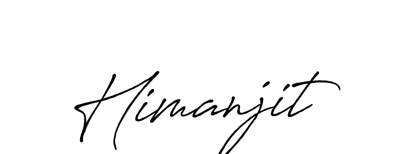 Design your own signature with our free online signature maker. With this signature software, you can create a handwritten (Antro_Vectra_Bolder) signature for name Himanjit. Himanjit signature style 7 images and pictures png