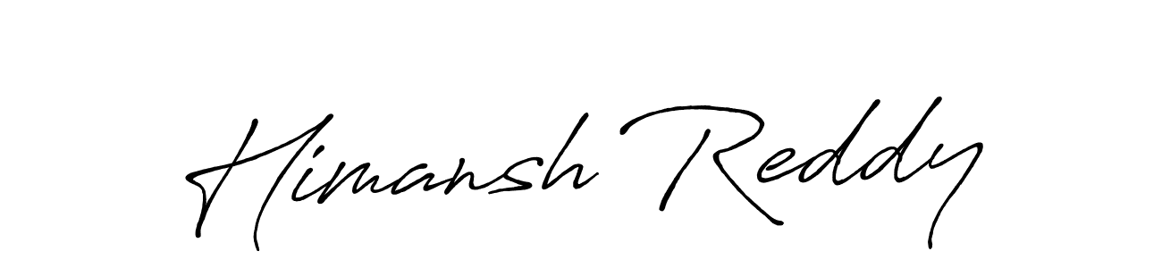 Also we have Himansh Reddy name is the best signature style. Create professional handwritten signature collection using Antro_Vectra_Bolder autograph style. Himansh Reddy signature style 7 images and pictures png