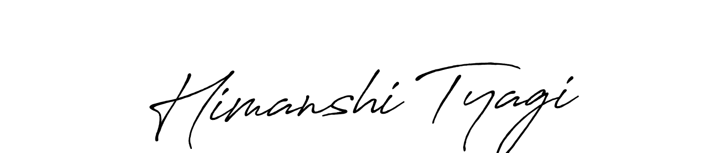 Similarly Antro_Vectra_Bolder is the best handwritten signature design. Signature creator online .You can use it as an online autograph creator for name Himanshi Tyagi. Himanshi Tyagi signature style 7 images and pictures png
