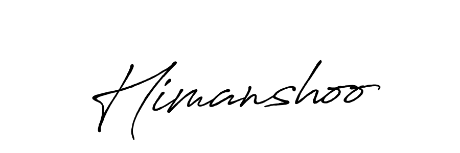 Also You can easily find your signature by using the search form. We will create Himanshoo name handwritten signature images for you free of cost using Antro_Vectra_Bolder sign style. Himanshoo signature style 7 images and pictures png
