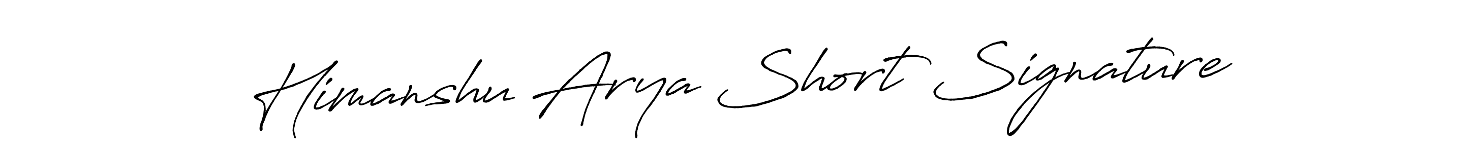 Design your own signature with our free online signature maker. With this signature software, you can create a handwritten (Antro_Vectra_Bolder) signature for name Himanshu Arya Short Signature. Himanshu Arya Short Signature signature style 7 images and pictures png