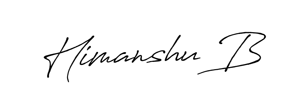 Once you've used our free online signature maker to create your best signature Antro_Vectra_Bolder style, it's time to enjoy all of the benefits that Himanshu B name signing documents. Himanshu B signature style 7 images and pictures png
