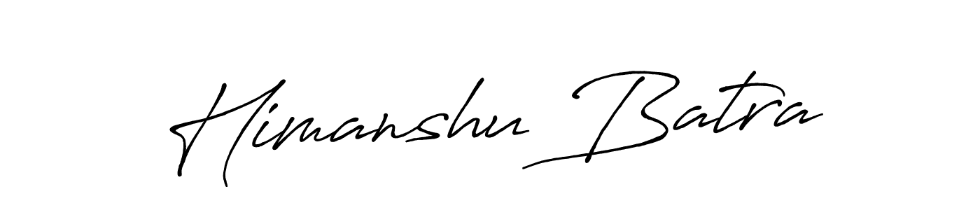 How to make Himanshu Batra signature? Antro_Vectra_Bolder is a professional autograph style. Create handwritten signature for Himanshu Batra name. Himanshu Batra signature style 7 images and pictures png