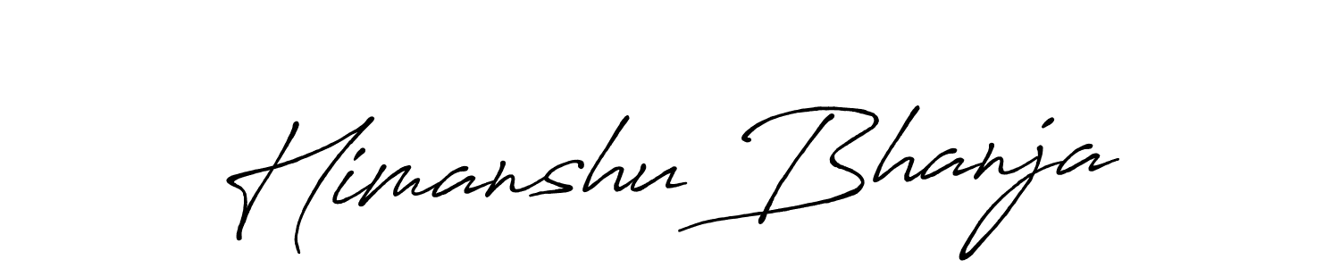Also You can easily find your signature by using the search form. We will create Himanshu Bhanja name handwritten signature images for you free of cost using Antro_Vectra_Bolder sign style. Himanshu Bhanja signature style 7 images and pictures png
