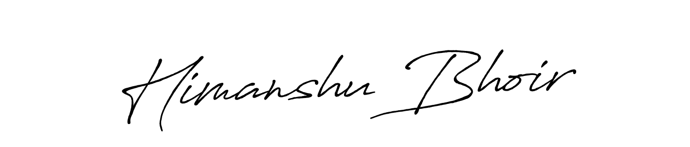 Make a beautiful signature design for name Himanshu Bhoir. With this signature (Antro_Vectra_Bolder) style, you can create a handwritten signature for free. Himanshu Bhoir signature style 7 images and pictures png
