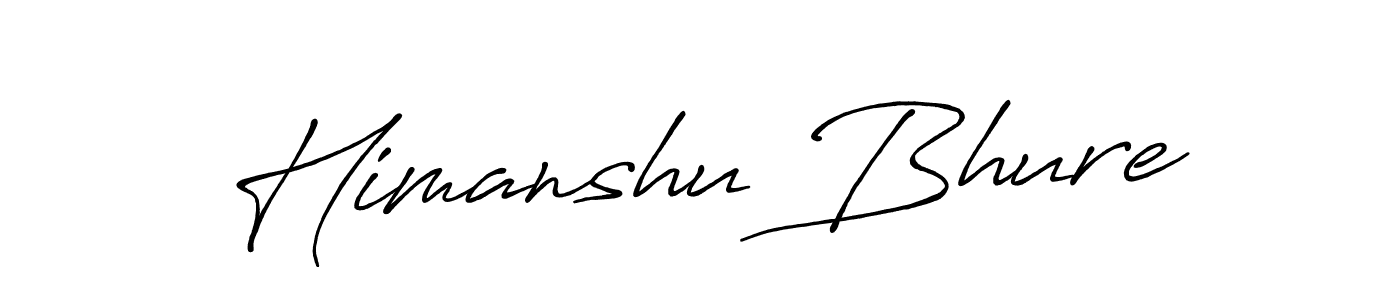 How to Draw Himanshu Bhure signature style? Antro_Vectra_Bolder is a latest design signature styles for name Himanshu Bhure. Himanshu Bhure signature style 7 images and pictures png