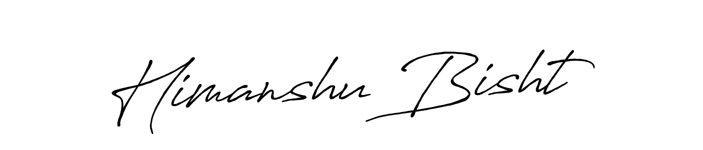 Use a signature maker to create a handwritten signature online. With this signature software, you can design (Antro_Vectra_Bolder) your own signature for name Himanshu Bisht. Himanshu Bisht signature style 7 images and pictures png