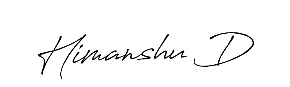 Also You can easily find your signature by using the search form. We will create Himanshu D name handwritten signature images for you free of cost using Antro_Vectra_Bolder sign style. Himanshu D signature style 7 images and pictures png