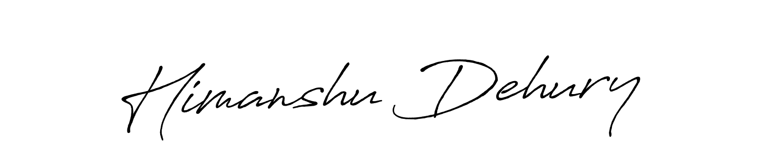 It looks lik you need a new signature style for name Himanshu Dehury. Design unique handwritten (Antro_Vectra_Bolder) signature with our free signature maker in just a few clicks. Himanshu Dehury signature style 7 images and pictures png