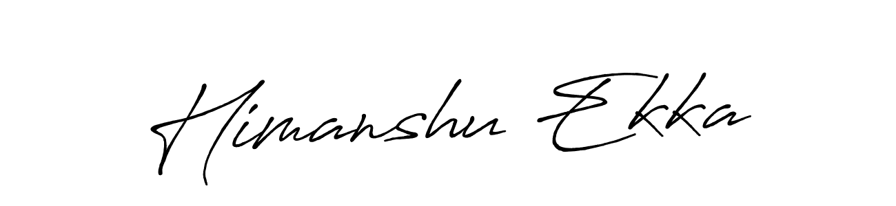 You should practise on your own different ways (Antro_Vectra_Bolder) to write your name (Himanshu Ekka) in signature. don't let someone else do it for you. Himanshu Ekka signature style 7 images and pictures png