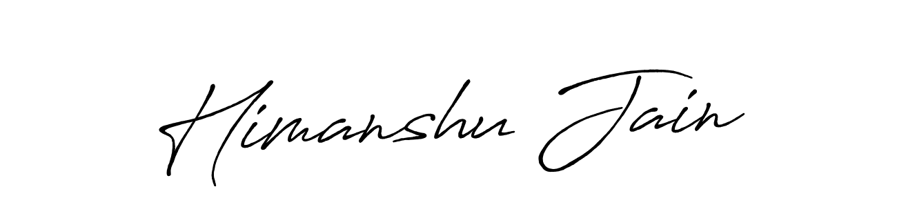 The best way (Antro_Vectra_Bolder) to make a short signature is to pick only two or three words in your name. The name Himanshu Jain include a total of six letters. For converting this name. Himanshu Jain signature style 7 images and pictures png