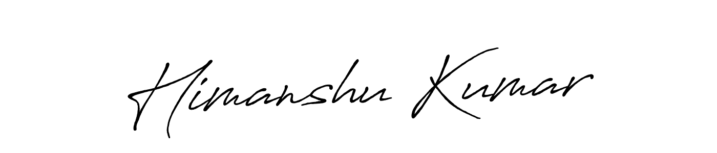 Himanshu Kumar stylish signature style. Best Handwritten Sign (Antro_Vectra_Bolder) for my name. Handwritten Signature Collection Ideas for my name Himanshu Kumar. Himanshu Kumar signature style 7 images and pictures png