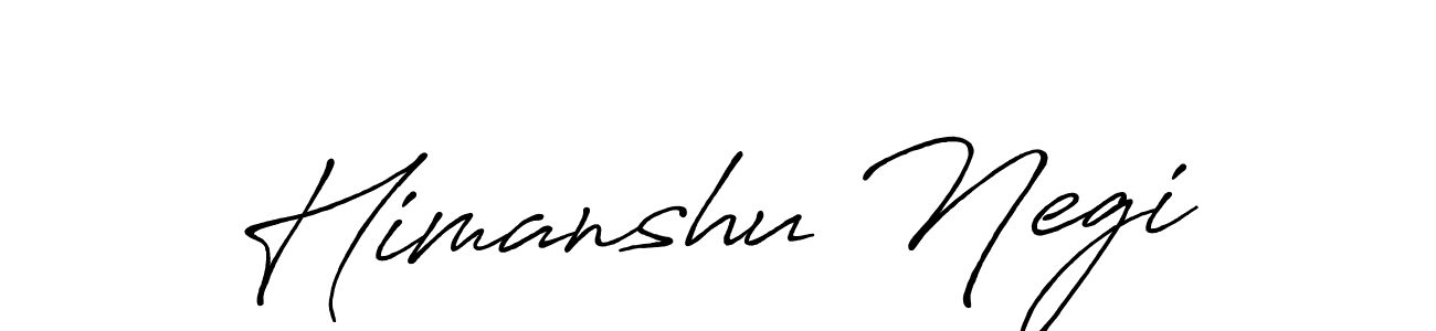 Once you've used our free online signature maker to create your best signature Antro_Vectra_Bolder style, it's time to enjoy all of the benefits that Himanshu Negi name signing documents. Himanshu Negi signature style 7 images and pictures png