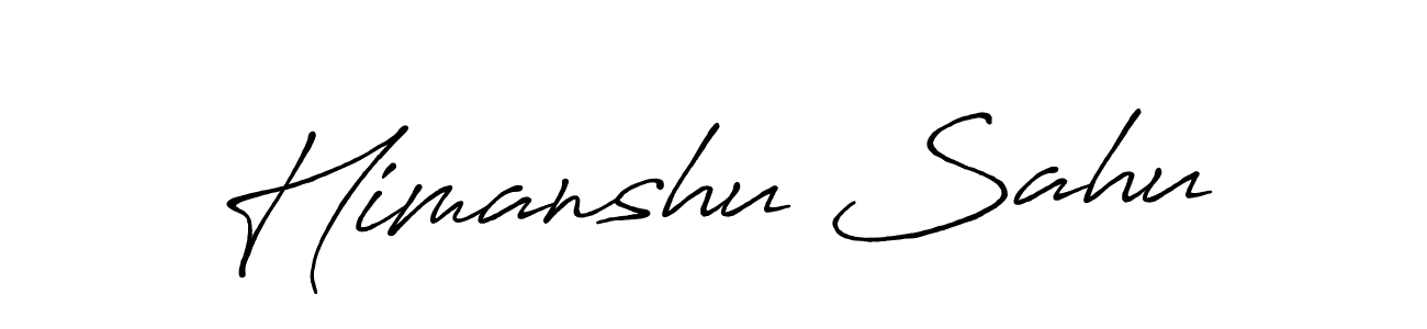 Antro_Vectra_Bolder is a professional signature style that is perfect for those who want to add a touch of class to their signature. It is also a great choice for those who want to make their signature more unique. Get Himanshu Sahu name to fancy signature for free. Himanshu Sahu signature style 7 images and pictures png