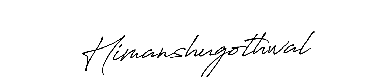 How to make Himanshugothwal signature? Antro_Vectra_Bolder is a professional autograph style. Create handwritten signature for Himanshugothwal name. Himanshugothwal signature style 7 images and pictures png