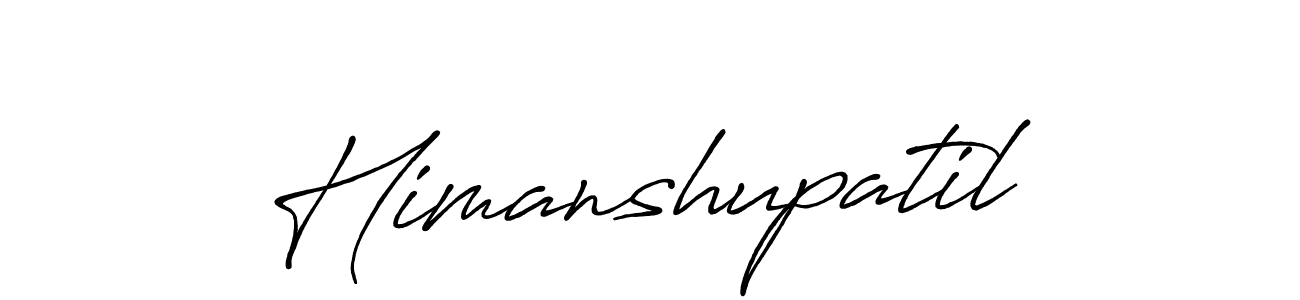 How to Draw Himanshupatil signature style? Antro_Vectra_Bolder is a latest design signature styles for name Himanshupatil. Himanshupatil signature style 7 images and pictures png