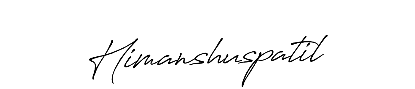The best way (Antro_Vectra_Bolder) to make a short signature is to pick only two or three words in your name. The name Himanshuspatil include a total of six letters. For converting this name. Himanshuspatil signature style 7 images and pictures png
