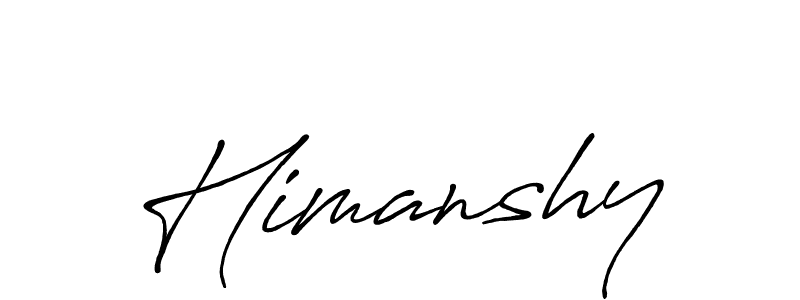 The best way (Antro_Vectra_Bolder) to make a short signature is to pick only two or three words in your name. The name Himanshy include a total of six letters. For converting this name. Himanshy signature style 7 images and pictures png