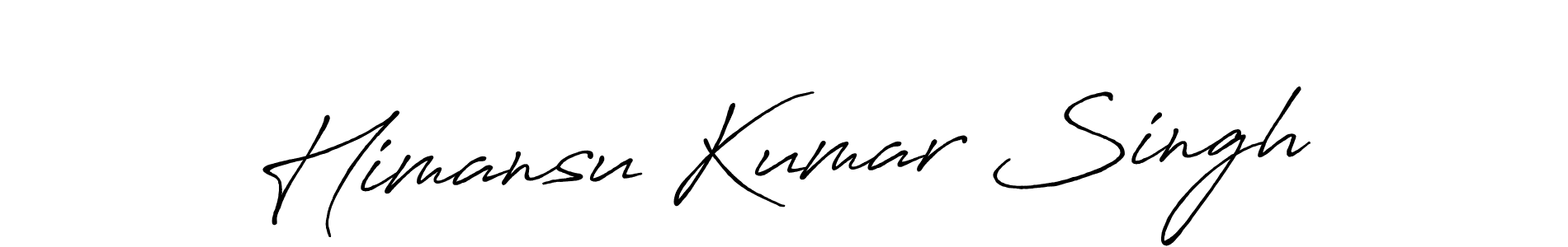 Himansu Kumar Singh stylish signature style. Best Handwritten Sign (Antro_Vectra_Bolder) for my name. Handwritten Signature Collection Ideas for my name Himansu Kumar Singh. Himansu Kumar Singh signature style 7 images and pictures png
