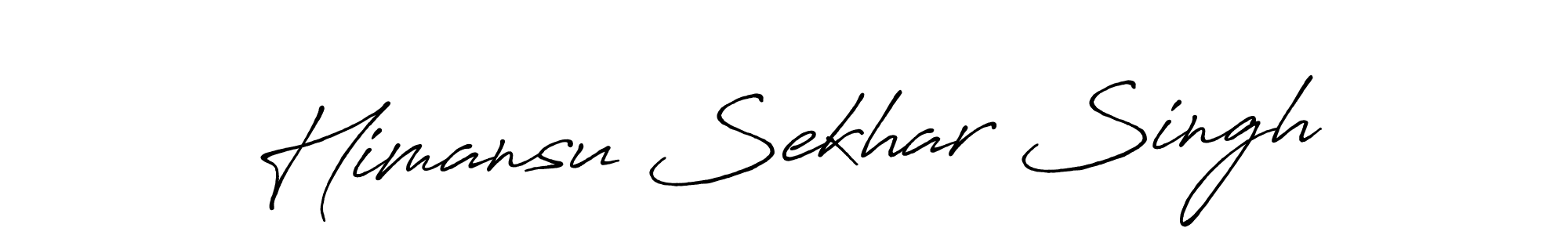 Himansu Sekhar Singh stylish signature style. Best Handwritten Sign (Antro_Vectra_Bolder) for my name. Handwritten Signature Collection Ideas for my name Himansu Sekhar Singh. Himansu Sekhar Singh signature style 7 images and pictures png