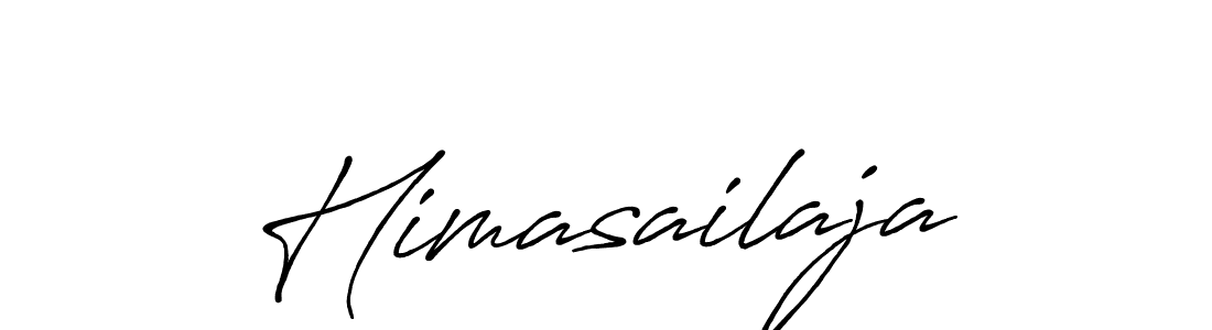 Use a signature maker to create a handwritten signature online. With this signature software, you can design (Antro_Vectra_Bolder) your own signature for name Himasailaja. Himasailaja signature style 7 images and pictures png