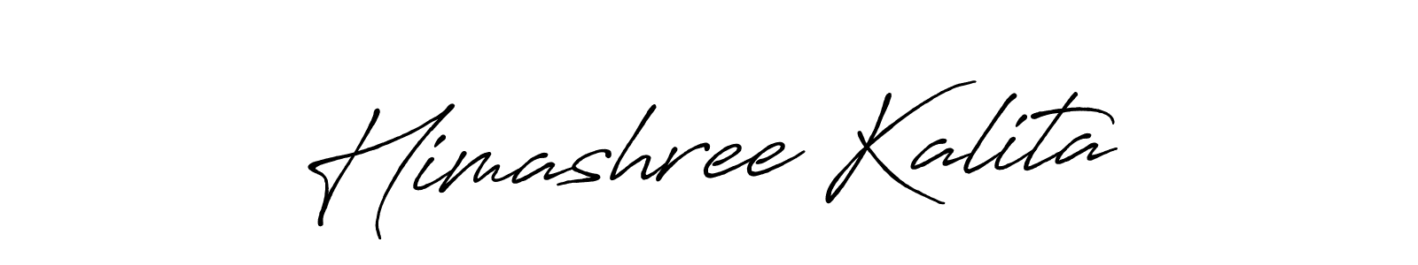 Make a beautiful signature design for name Himashree Kalita. With this signature (Antro_Vectra_Bolder) style, you can create a handwritten signature for free. Himashree Kalita signature style 7 images and pictures png