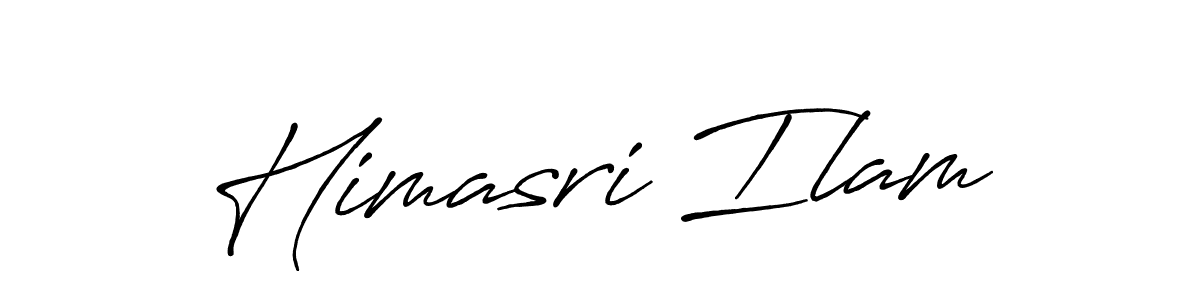 Also we have Himasri Ilam name is the best signature style. Create professional handwritten signature collection using Antro_Vectra_Bolder autograph style. Himasri Ilam signature style 7 images and pictures png