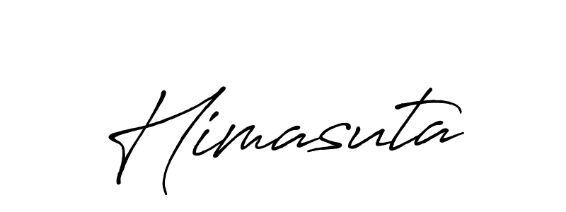 Design your own signature with our free online signature maker. With this signature software, you can create a handwritten (Antro_Vectra_Bolder) signature for name Himasuta. Himasuta signature style 7 images and pictures png