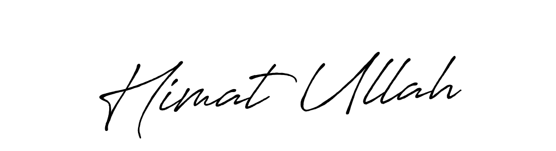 You should practise on your own different ways (Antro_Vectra_Bolder) to write your name (Himat Ullah) in signature. don't let someone else do it for you. Himat Ullah signature style 7 images and pictures png