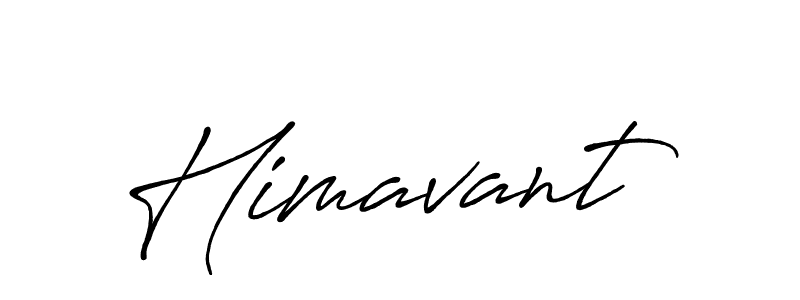 Design your own signature with our free online signature maker. With this signature software, you can create a handwritten (Antro_Vectra_Bolder) signature for name Himavant. Himavant signature style 7 images and pictures png